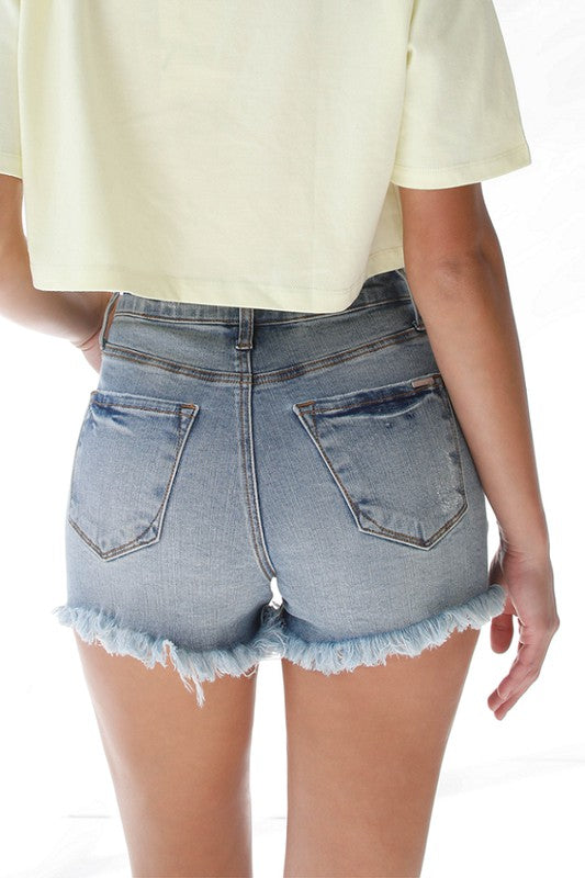 FRONT RIBBON TIE DETAIL SHORTS