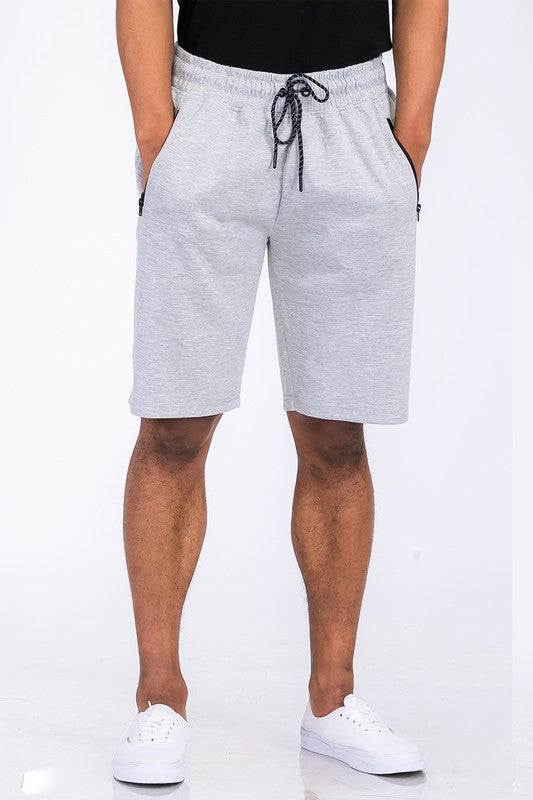 COTTON BLEND LOUNGE SWEAT SHORTS