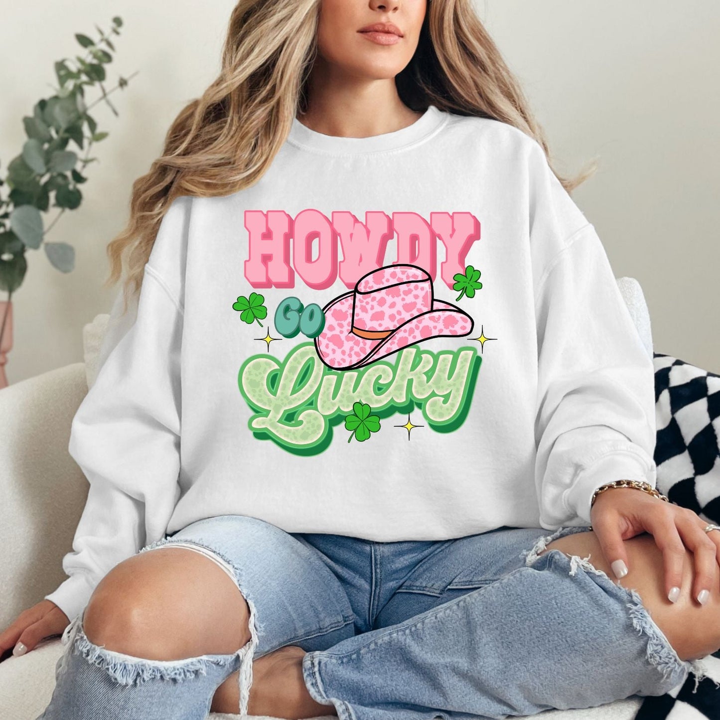 Howdy Go Lucky Graphic Sweatshirt