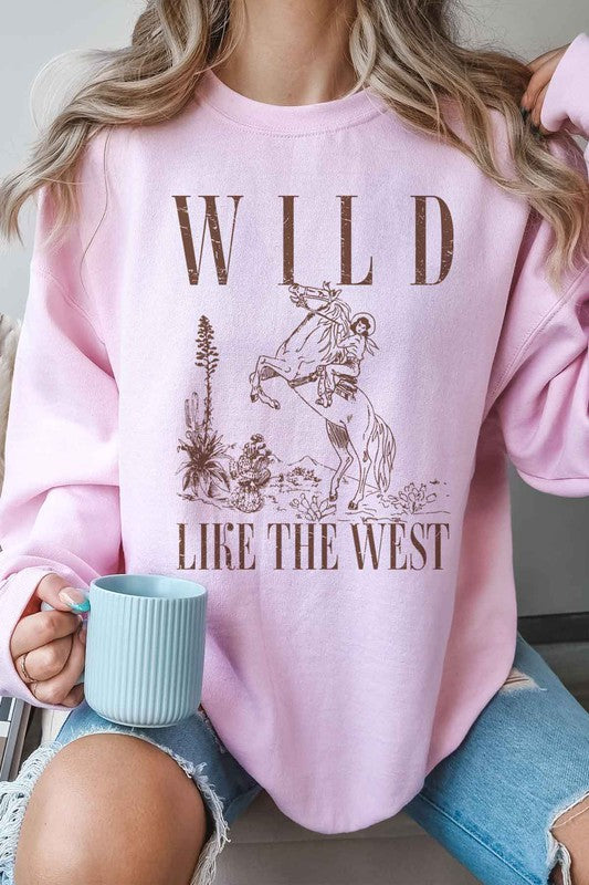 WILD LIKE THE WEST OVERSIZED SWEATSHIRT