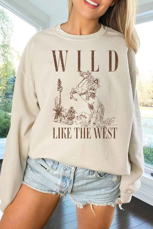 WILD LIKE THE WEST OVERSIZED SWEATSHIRT