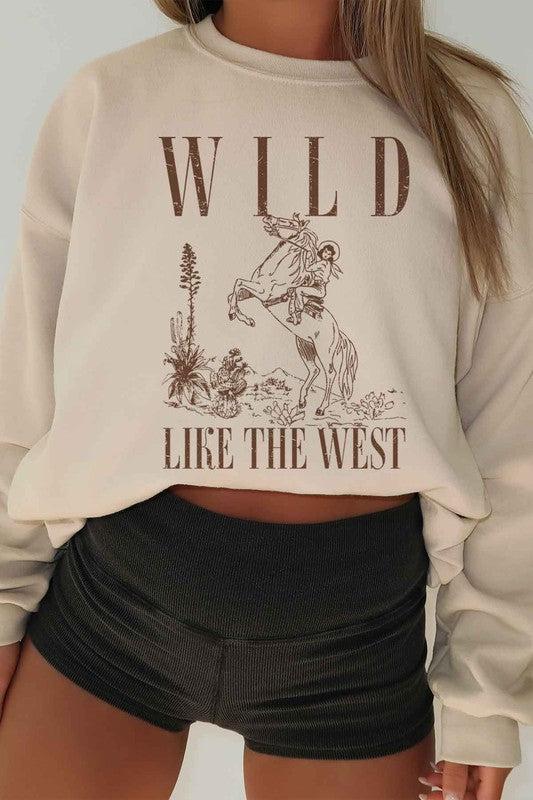 WILD LIKE THE WEST OVERSIZED SWEATSHIRT