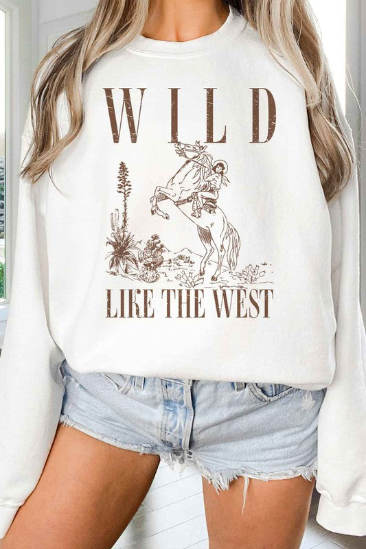 WILD LIKE THE WEST OVERSIZED SWEATSHIRT