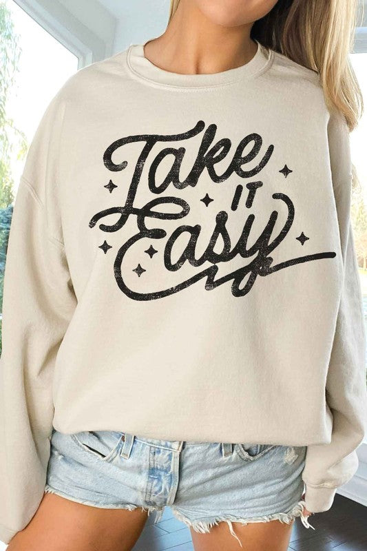 TAKE IT EASY OVERSIZED SWEATSHIRT