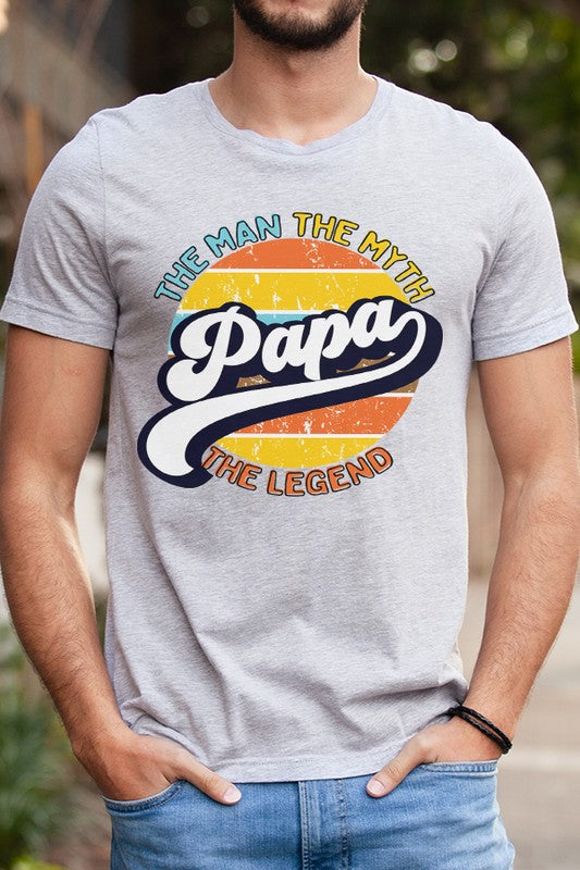 Father's Day Papa The Myth The Legend Tee